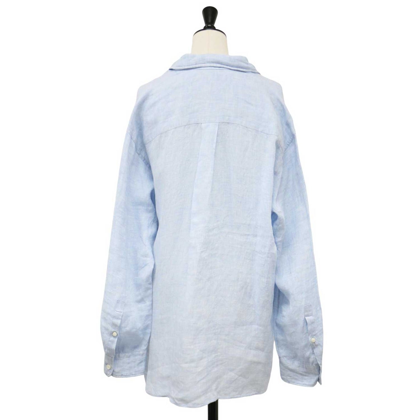 リネン ウォッシュ シャツ / レギュラーカラー 長袖