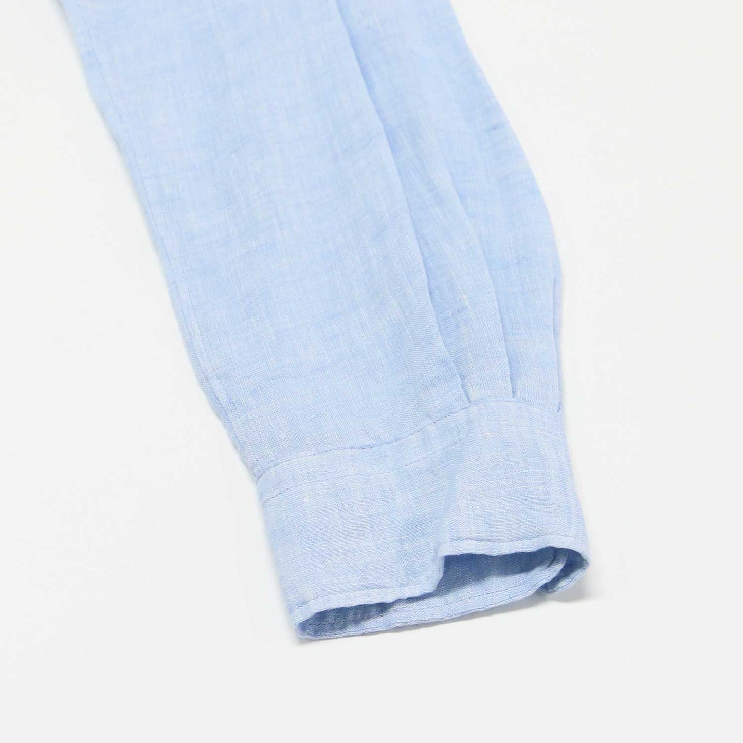 リネン ウォッシュ シャツ / レギュラーカラー 長袖