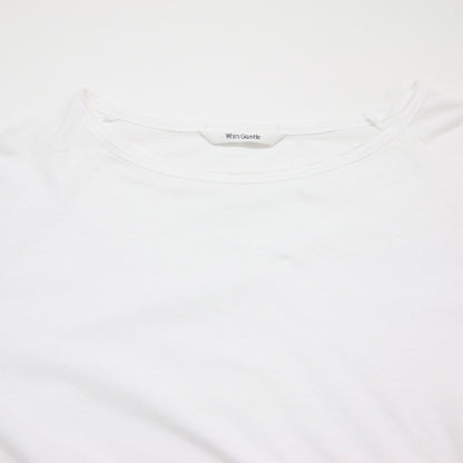 ラグラン カットソー / ボートネック 7分袖 コットン リネン Tシャツ