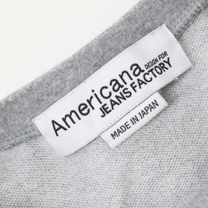 × JEANS FACTORY 23秋冬 カットアウト スウェット ワンピース / ロング クルーネック 長袖 裏毛 コットン 別注