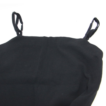 総針 ニット タイト マキシ キャミ ワンピース / ロング バックスリット