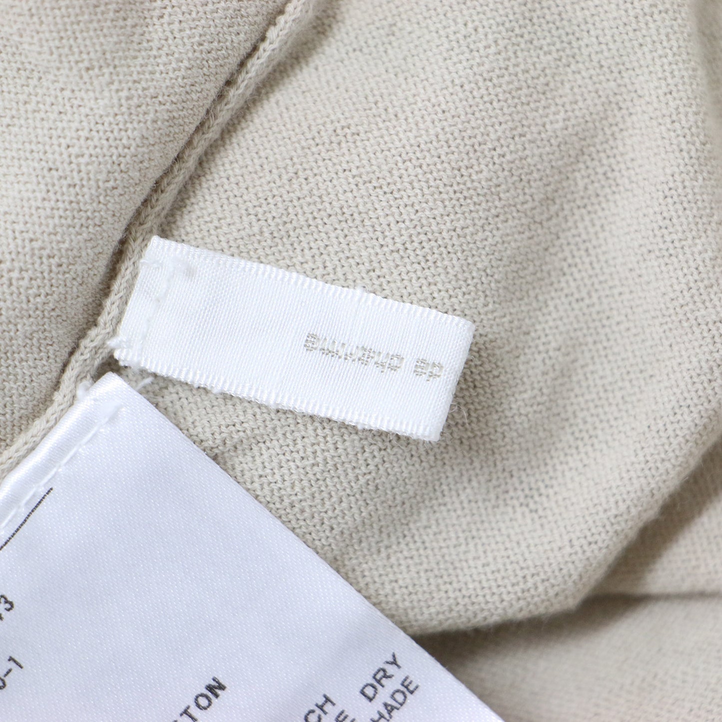 ポンチョ ワンピース / ニットワンピース 半袖 Vネック スリット コットン