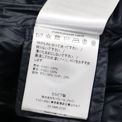 フード付き ダウン ジャケット / BLEU GIUBBOTTO ショート丈 スタンドカラー ナイロン