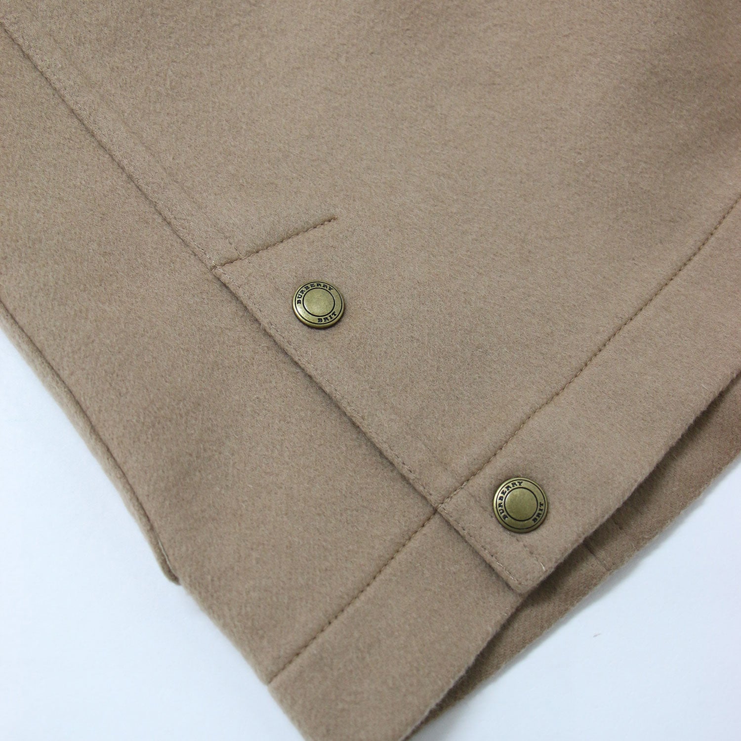 BURBERRY (バーバリー) BRIT ウール メルトン ダッフル コート