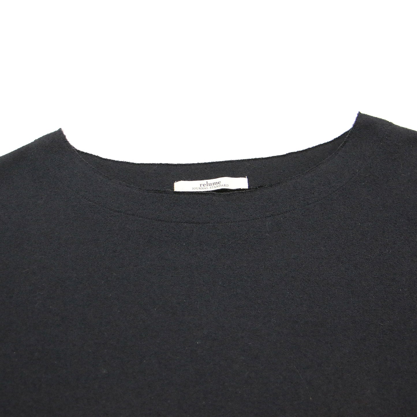 ブークレ ダンボール プルオーバー / カットソー フレンチスリーブ ボートネック Tシャツ