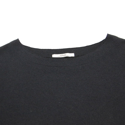 ブークレ ダンボール プルオーバー / カットソー フレンチスリーブ ボートネック Tシャツ