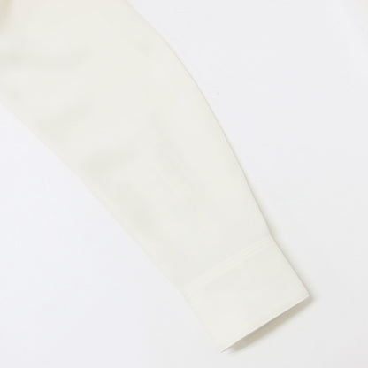 ジョーゼット バンドカラー ブラウス / Prime GGT UTL Shirt B 長袖 ドレープ ポケット シャツテール