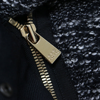 ツイード 切替 ダウン コート LTL17A4107 / Aライン ラムレザー ニット Rライン