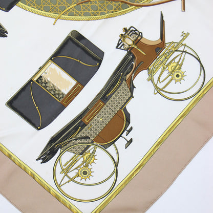 カレ 90 シルク スカーフ / LA PERRIERE 馬車 大判