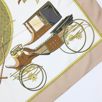 カレ 90 シルク スカーフ / LA PERRIERE 馬車 大判