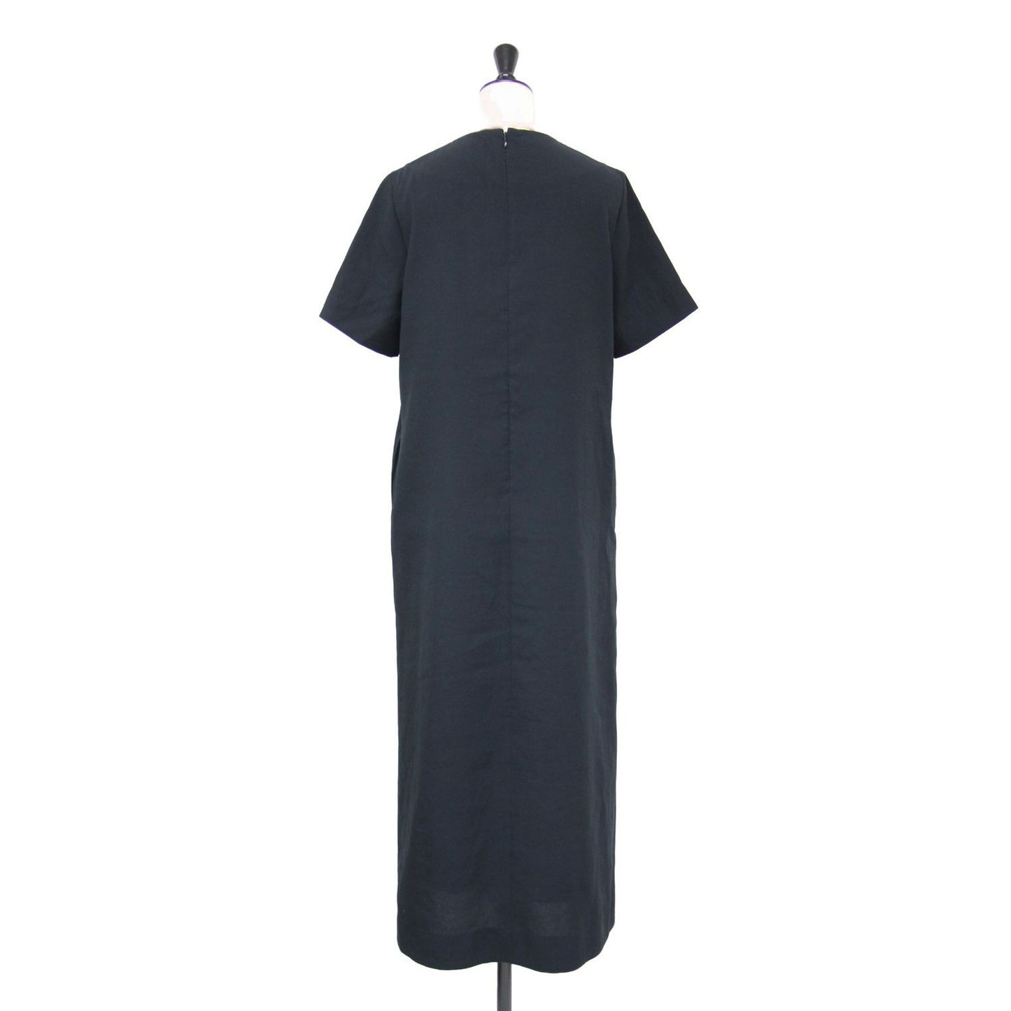 ハーフスリーブ タック ドレス / Halfsleeve Tuck Dress ワンピース 半袖 マキシ丈 フレア
