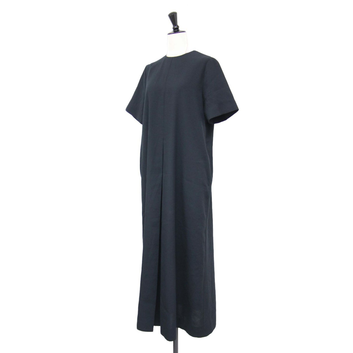 ハーフスリーブ タック ドレス / Halfsleeve Tuck Dress ワンピース 半袖 マキシ丈 フレア