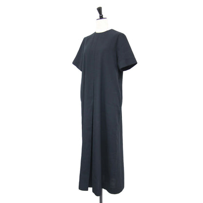 ハーフスリーブ タック ドレス / Halfsleeve Tuck Dress ワンピース 半袖 マキシ丈 フレア