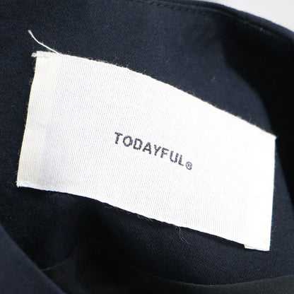 ハーフスリーブ タック ドレス / Halfsleeve Tuck Dress ワンピース 半袖 マキシ丈 フレア