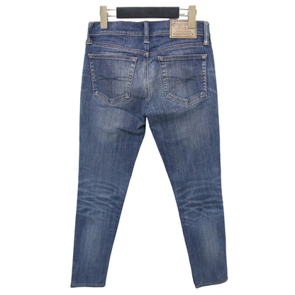 スキニー デニム パンツ / スリム ジッパーフライ ストレッチ コットン