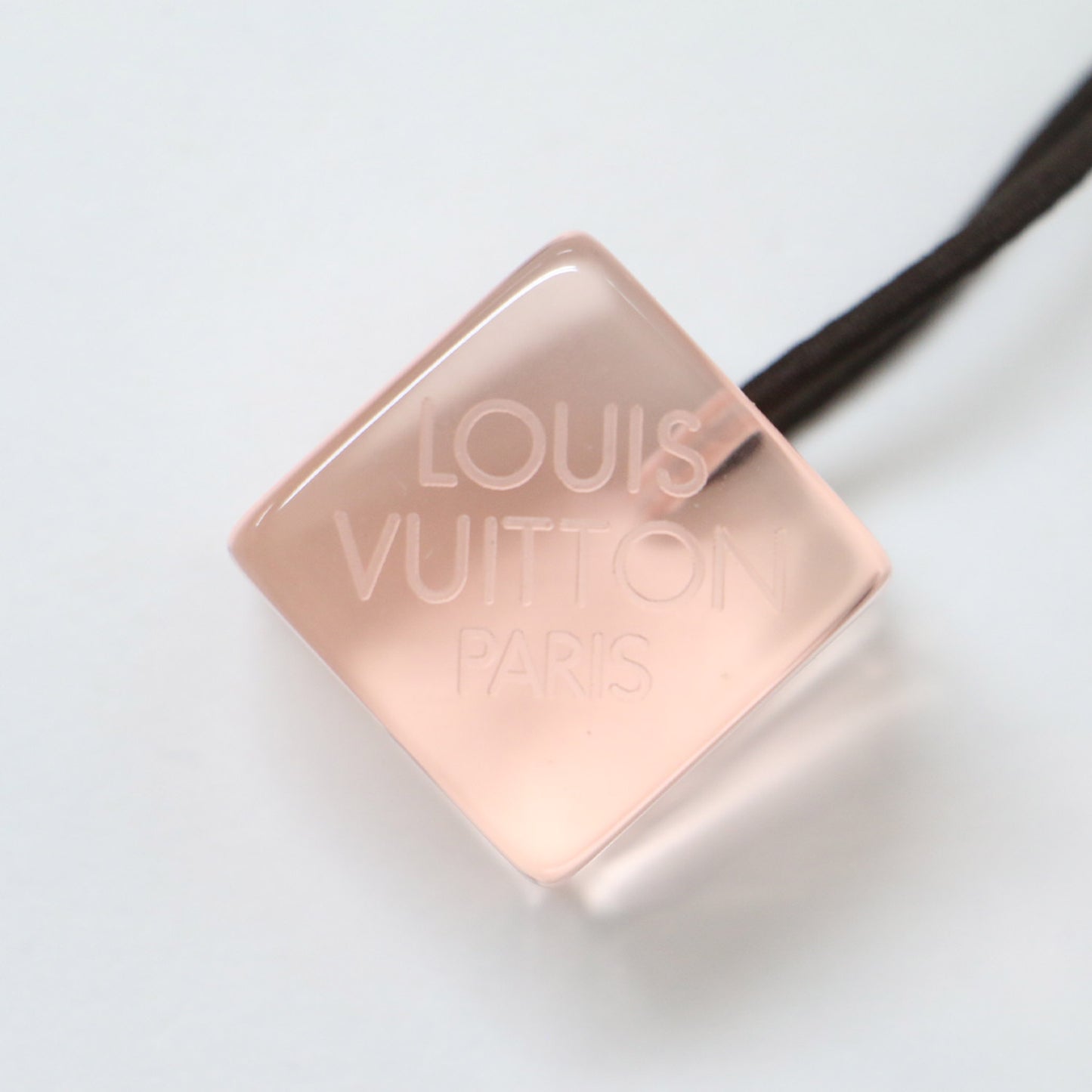 キューブ ヘアゴム R23534 / ヘアアクセサリー クリア ロゴ