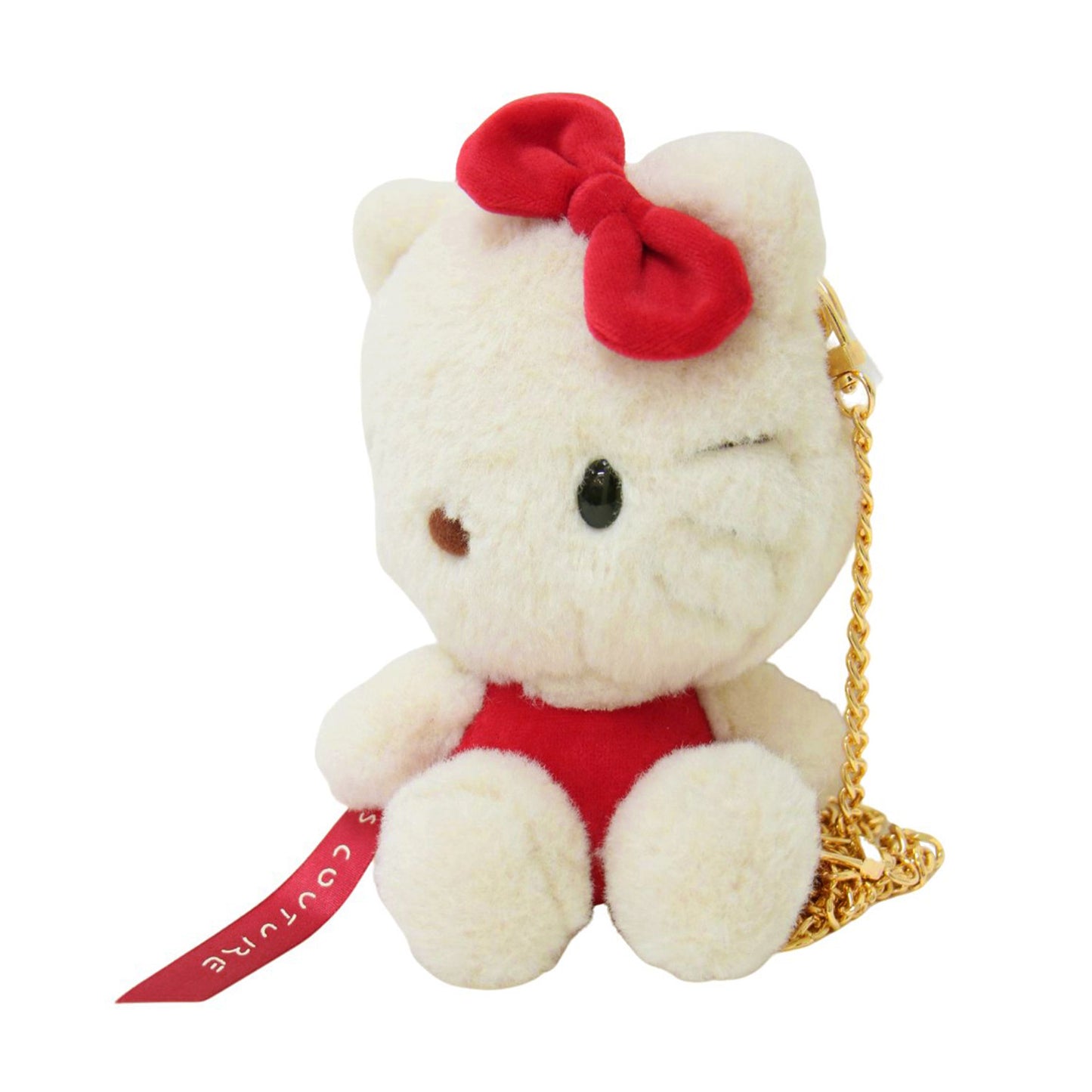 BEAMS COUTURE 24秋冬 ハローキティのがま口ぬいぐるみポシェット / ぬいぐるみ 人形 チェーンショルダー 50周年記念