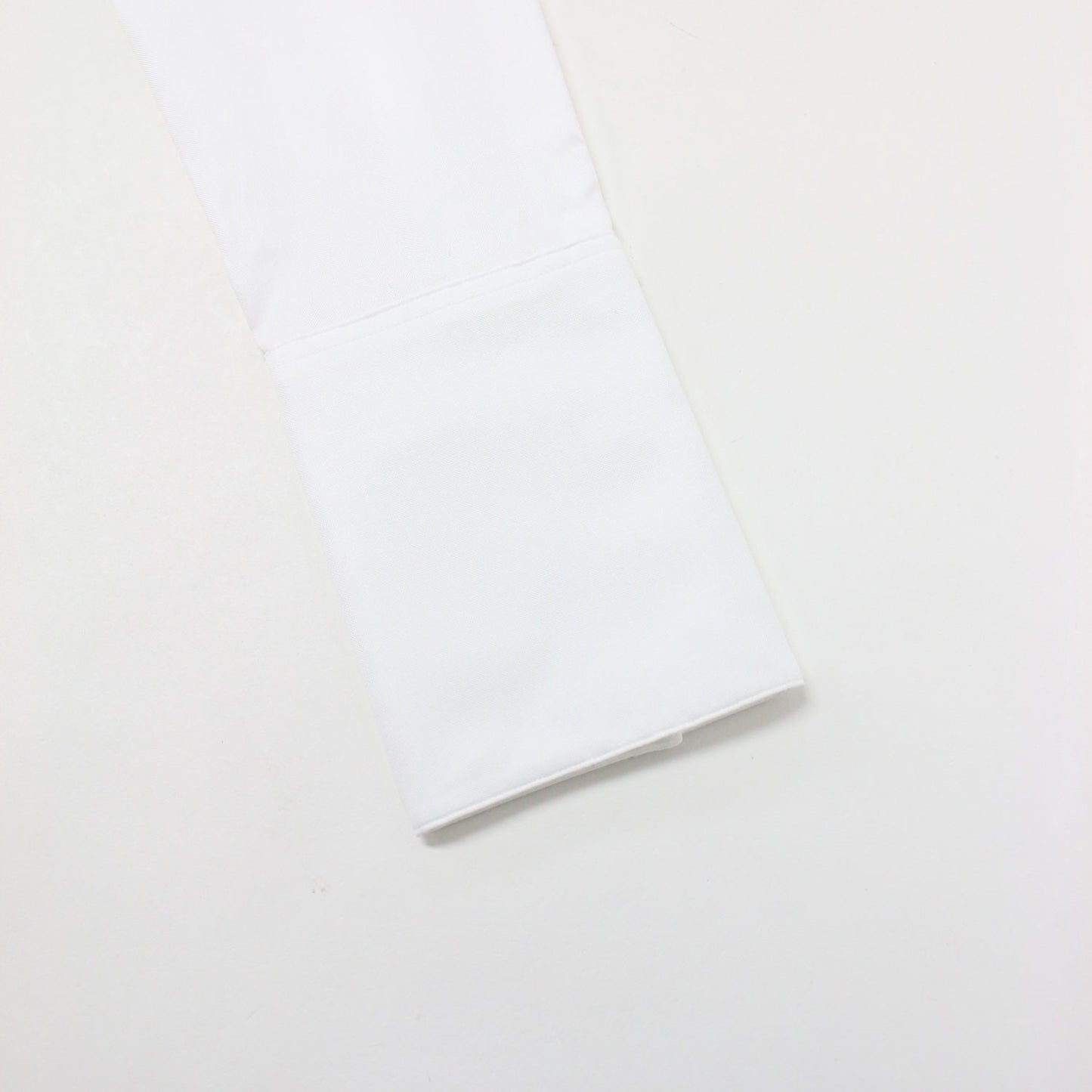 ノーカラー シャツ ワンピース / ミディ丈 ロングシャツ 長袖 スリット コットン