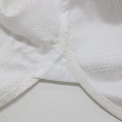 ノーカラー シャツ ワンピース / ミディ丈 ロングシャツ 長袖 スリット コットン
