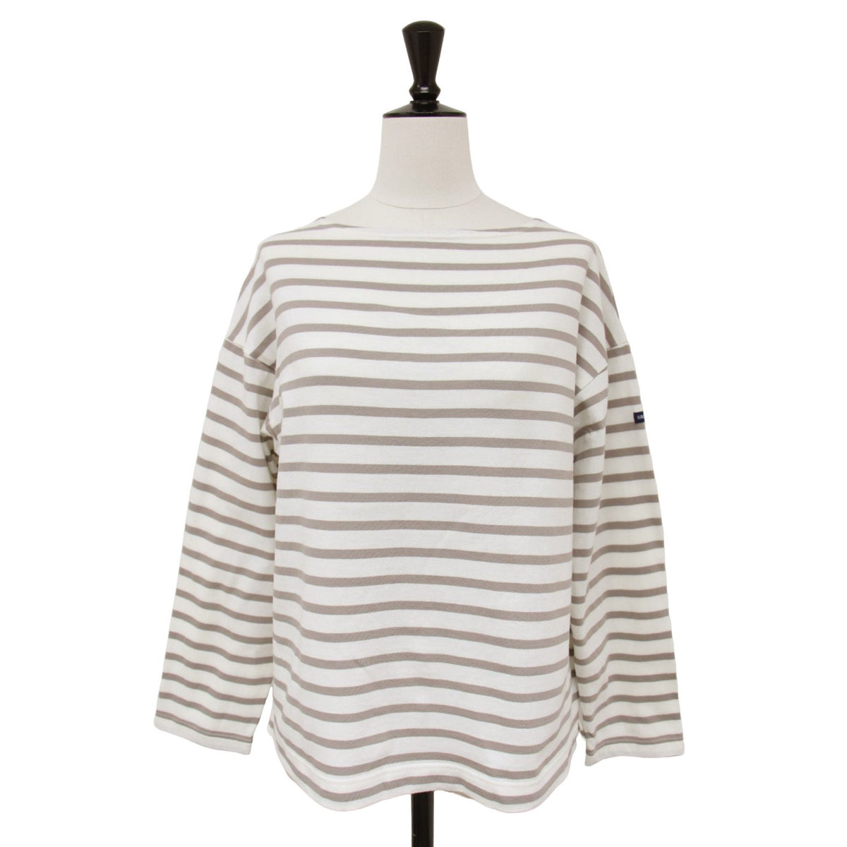 24春夏 モーレ ルーズ ボーダー ロングスリーブ カットソー / MORLAIX LOOSE ロンT Tシャツ 長袖 コットン