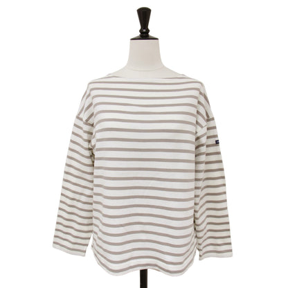 24春夏 モーレ ルーズ ボーダー ロングスリーブ カットソー / MORLAIX LOOSE ロンT Tシャツ 長袖 コットン