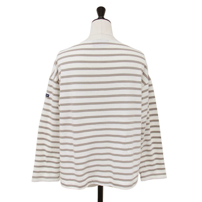 24春夏 モーレ ルーズ ボーダー ロングスリーブ カットソー / MORLAIX LOOSE ロンT Tシャツ 長袖 コットン