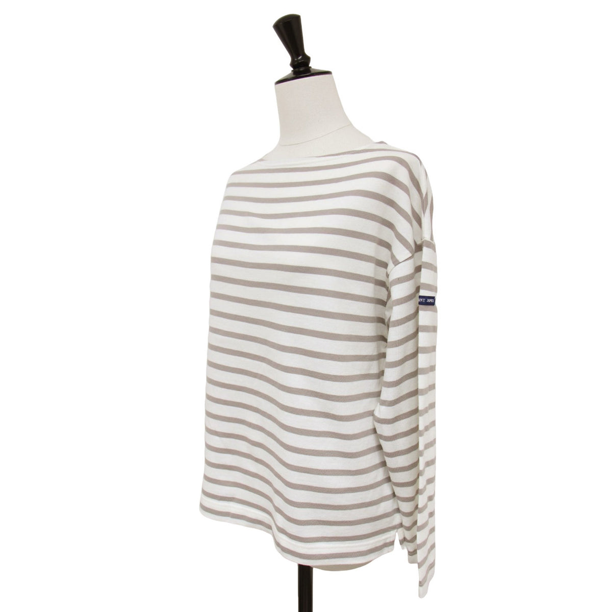 24春夏 モーレ ルーズ ボーダー ロングスリーブ カットソー / MORLAIX LOOSE ロンT Tシャツ 長袖 コットン