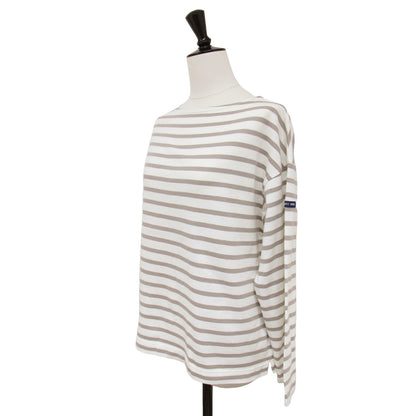 24春夏 モーレ ルーズ ボーダー ロングスリーブ カットソー / MORLAIX LOOSE ロンT Tシャツ 長袖 コットン