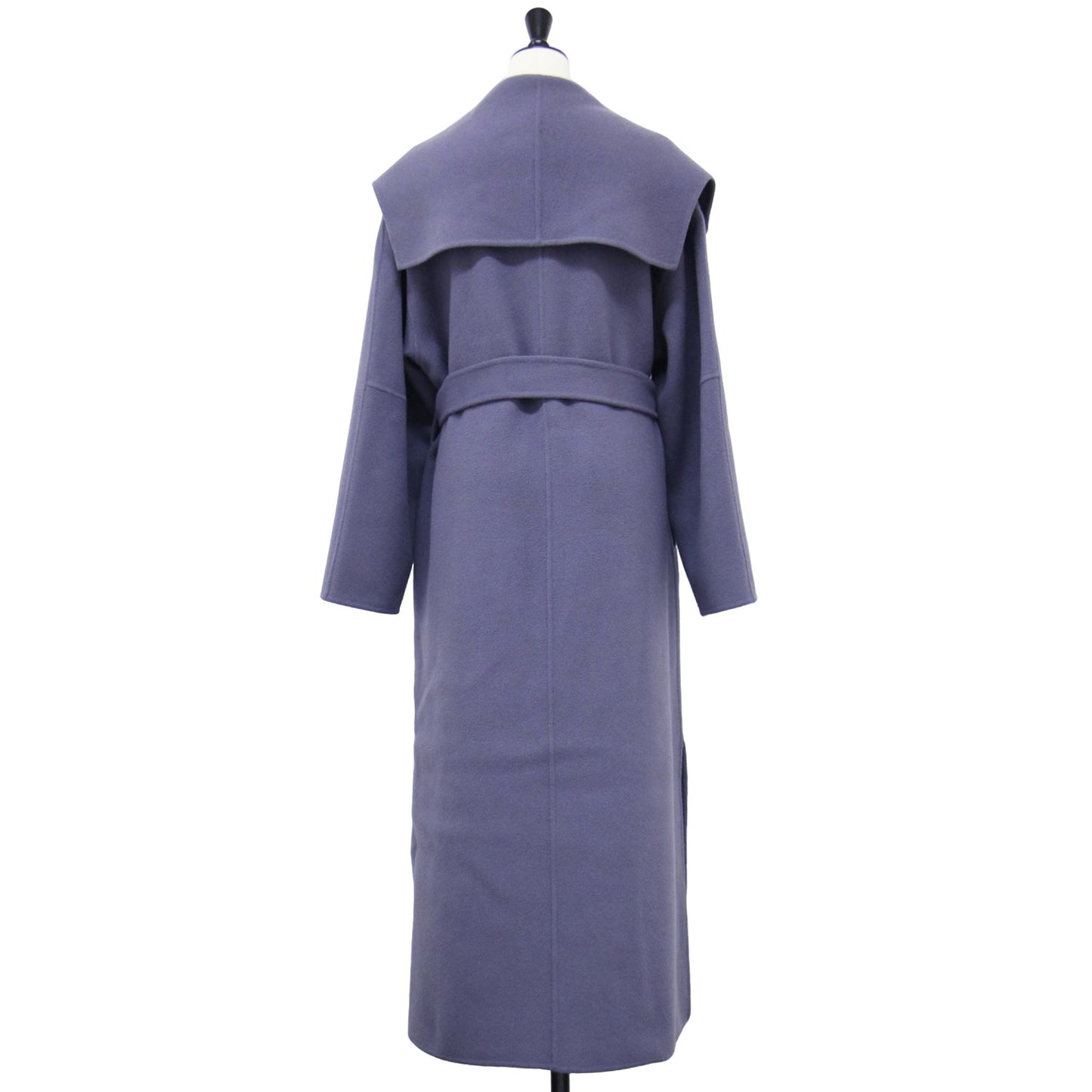 ロイヤルジーロン ショール リバー コート / ロング丈 ビッグカラー スリット ウール