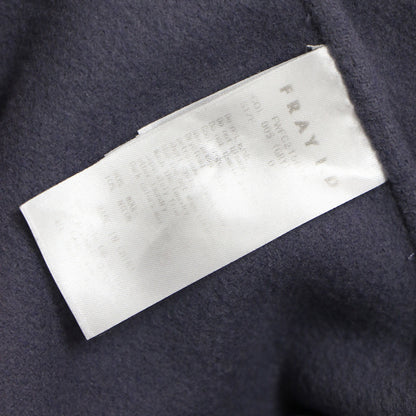 ロイヤルジーロン ショール リバー コート / ロング丈 ビッグカラー スリット ウール