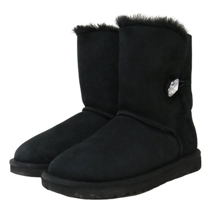 UGG (アグ) ベイリーボタン ブリング ショート ムートンブーツ  