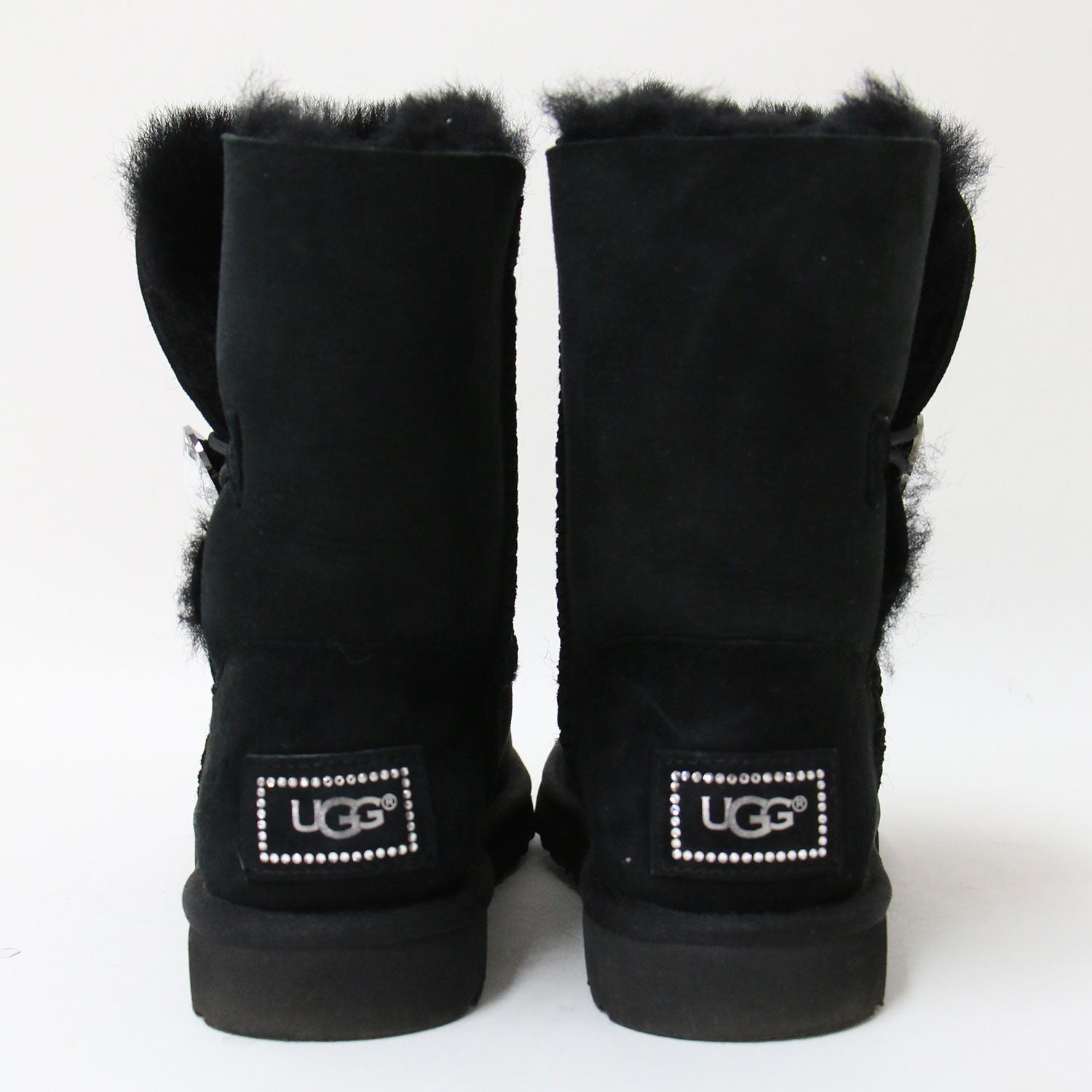 UGG (アグ) ベイリーボタン ブリング ショート ムートンブーツ  
