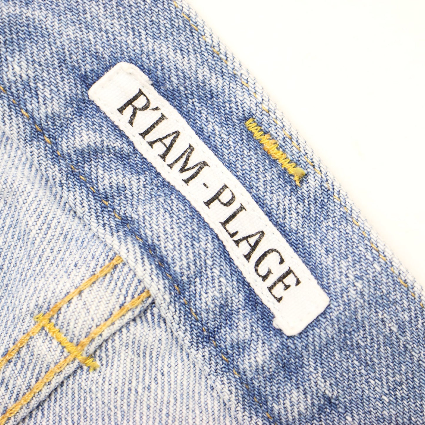 ルーズ デニム パンツ / LOOSE DENIM ワイド カットオフ USED加工 コットン