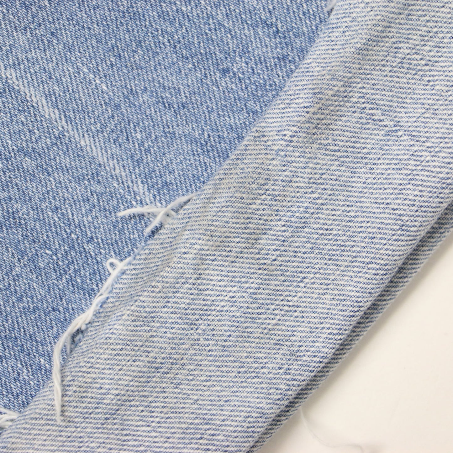 ルーズ デニム パンツ / LOOSE DENIM ワイド カットオフ USED加工 コットン