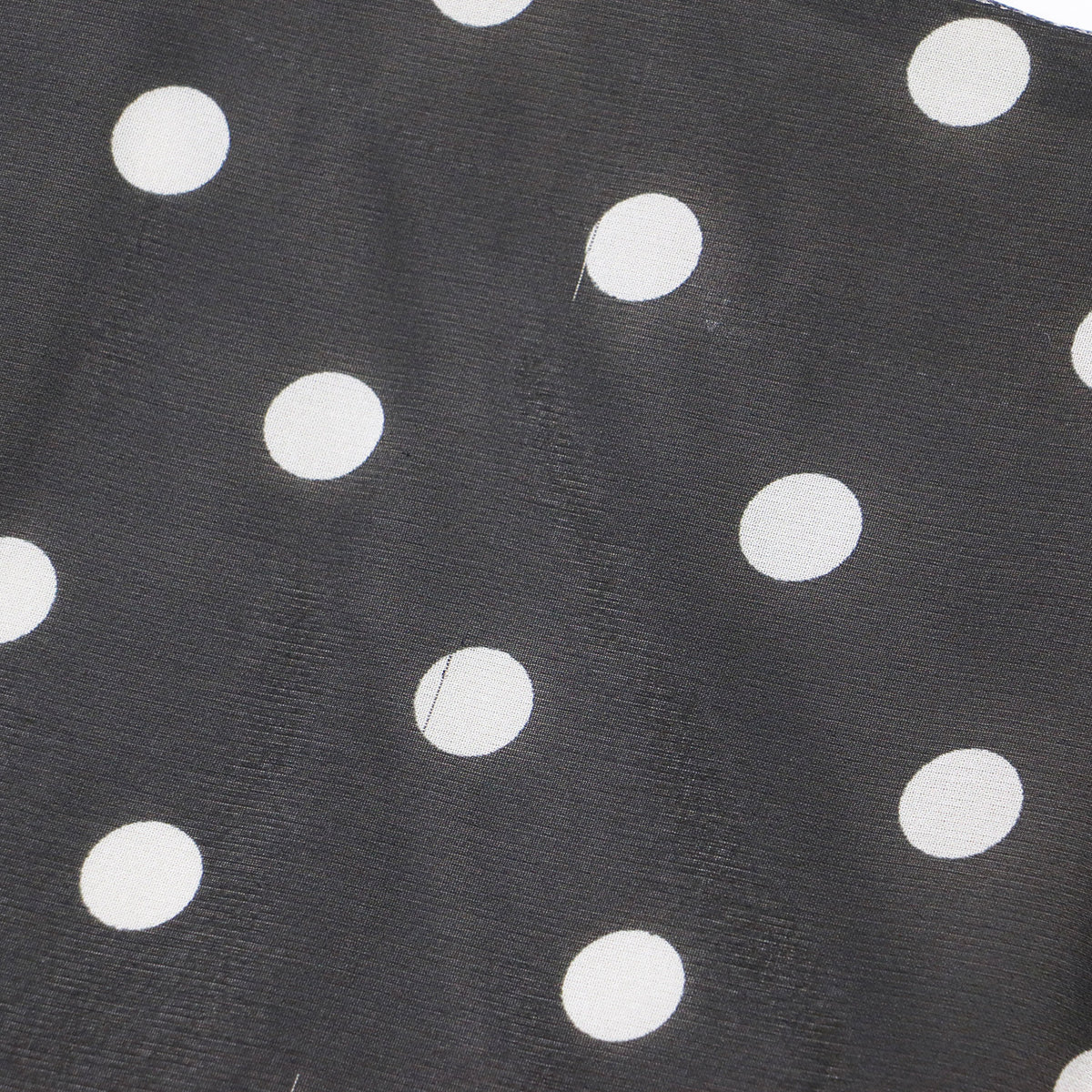 ドット ミディ丈 フレア スカート / POLKA DOT SILK VOLUME SKIRT FL シフォン シルク