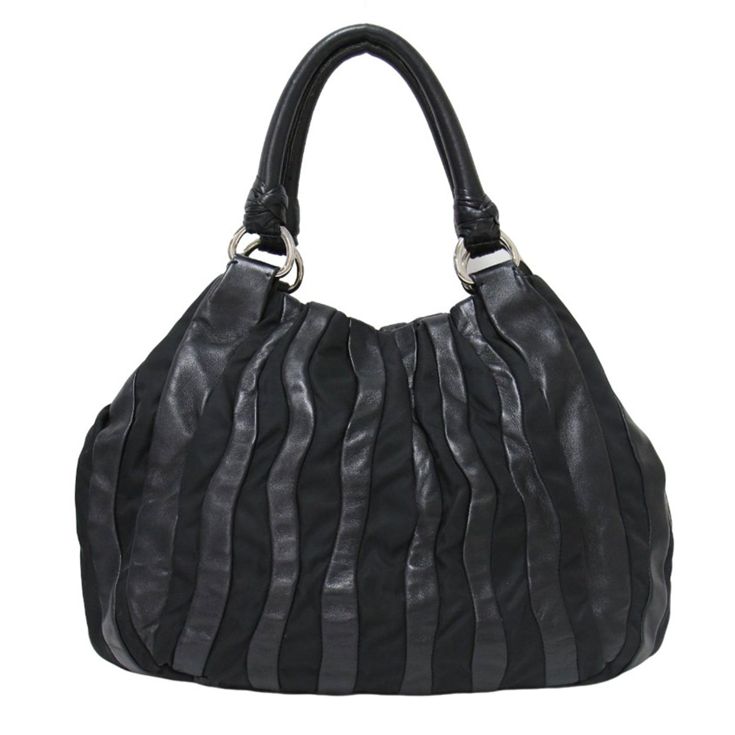 クリムソン ストライプ ハンドバッグ BR3994 / トートバッグ ロゴ レザー ナイロン