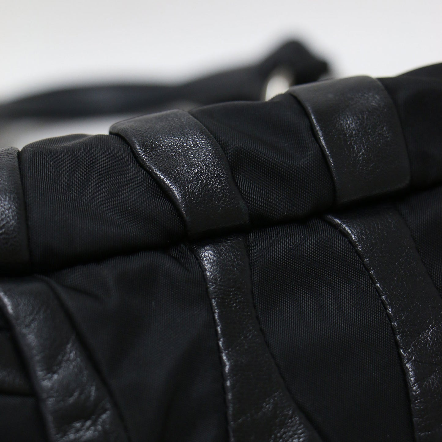 クリムソン ストライプ ハンドバッグ BR3994 / トートバッグ ロゴ レザー ナイロン