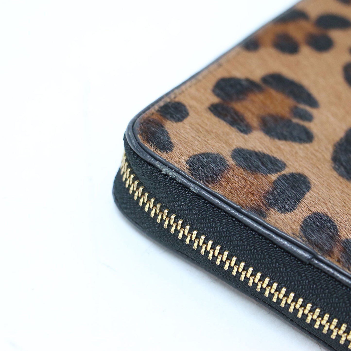 TORY BURCH (トリーバーチ) レオパード ラウンドジップ ロング 