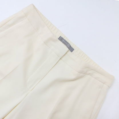 ウール サキソニー パンツ / SAXONY SOFT FEDORA クロップド丈 ストレッチ センタープレス ウエストゴム