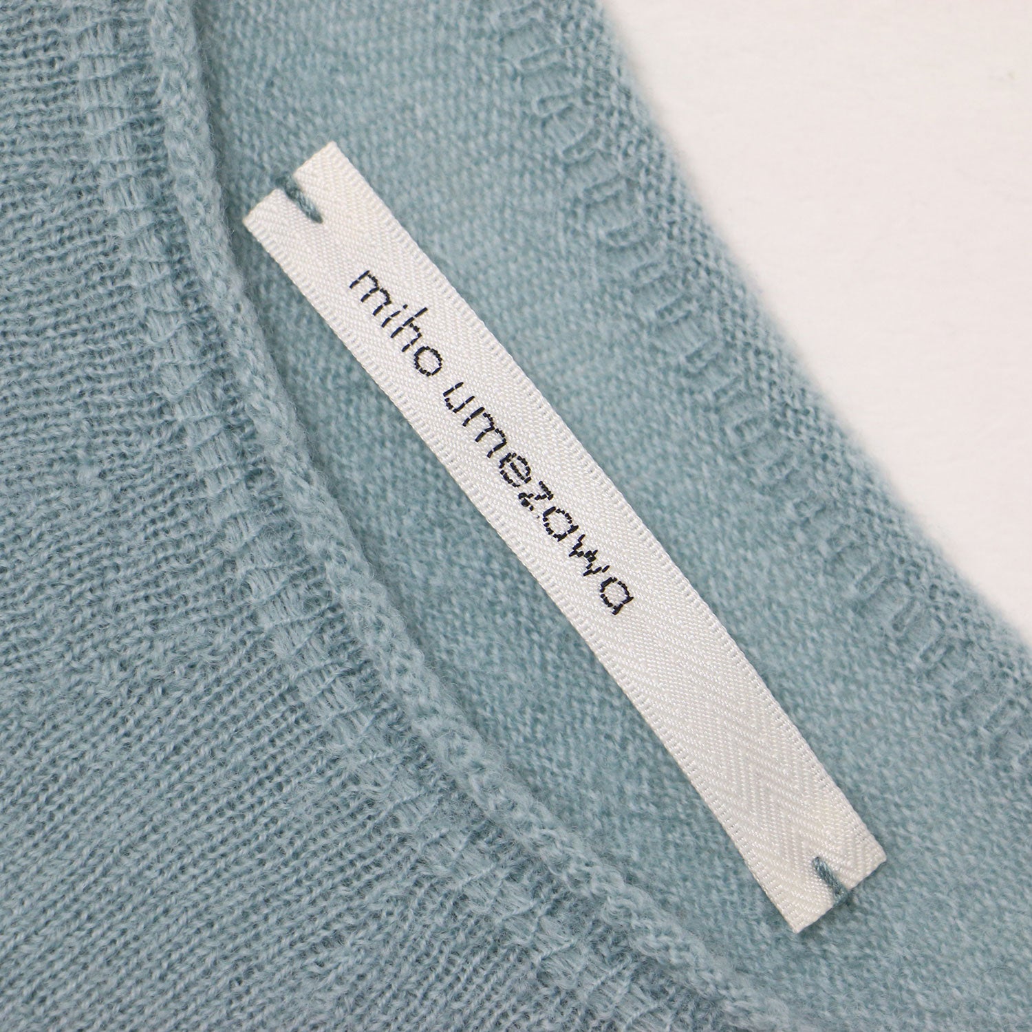 miho umezawa (ミホウメザワ) 23秋冬 ソフト ウール ニット / プル  