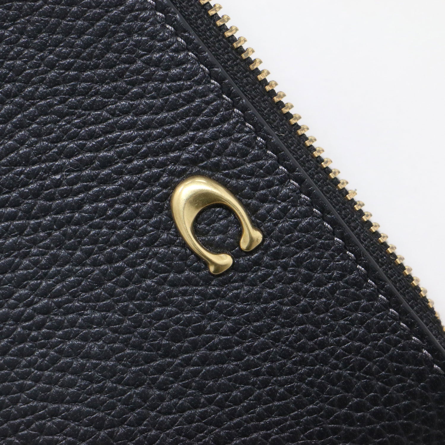 COACH (コーチ) 24秋冬 ミニ スキニー ID ケース / 型押し レザー