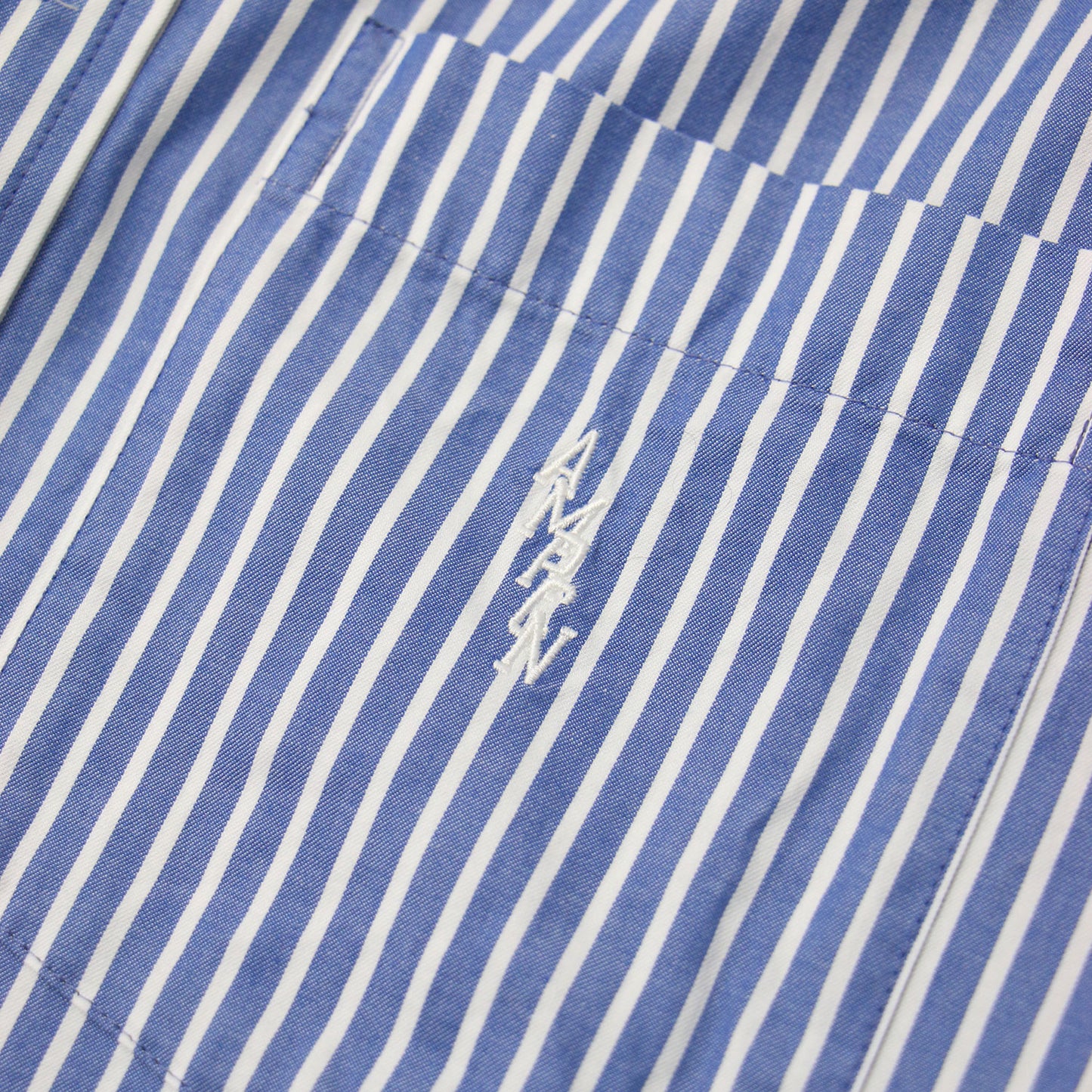 × LAppartement 別注 ストライプ シャツ ワンピース / STRIPE SHIRT Onepiece 長袖 ロング丈 スリット コットン