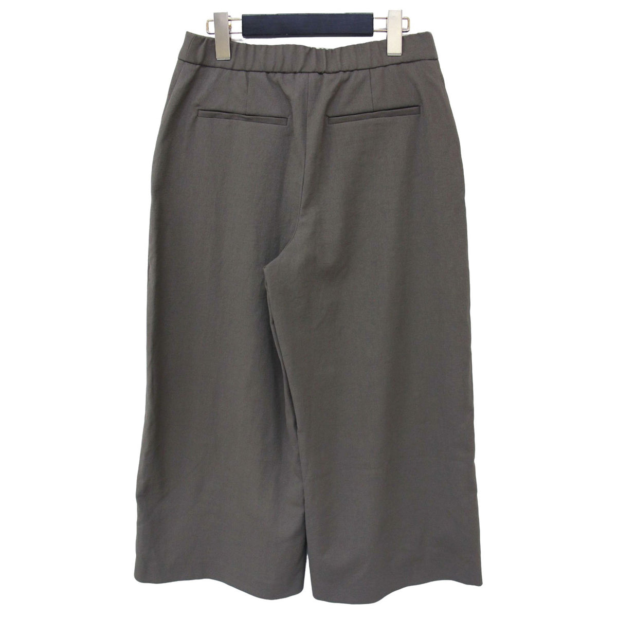 コットン リネン ガウチョパンツ / MIMOSA BOSHELL ワイド クロップド丈 ウエストゴム