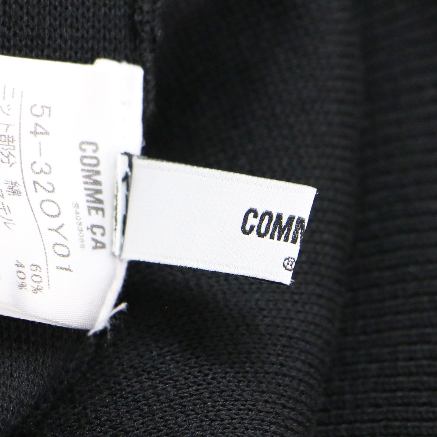 コットン ポリエステル ニット ドレス / ワンピース ミディ丈 ノースリーブ ウエストゴム ドッキング