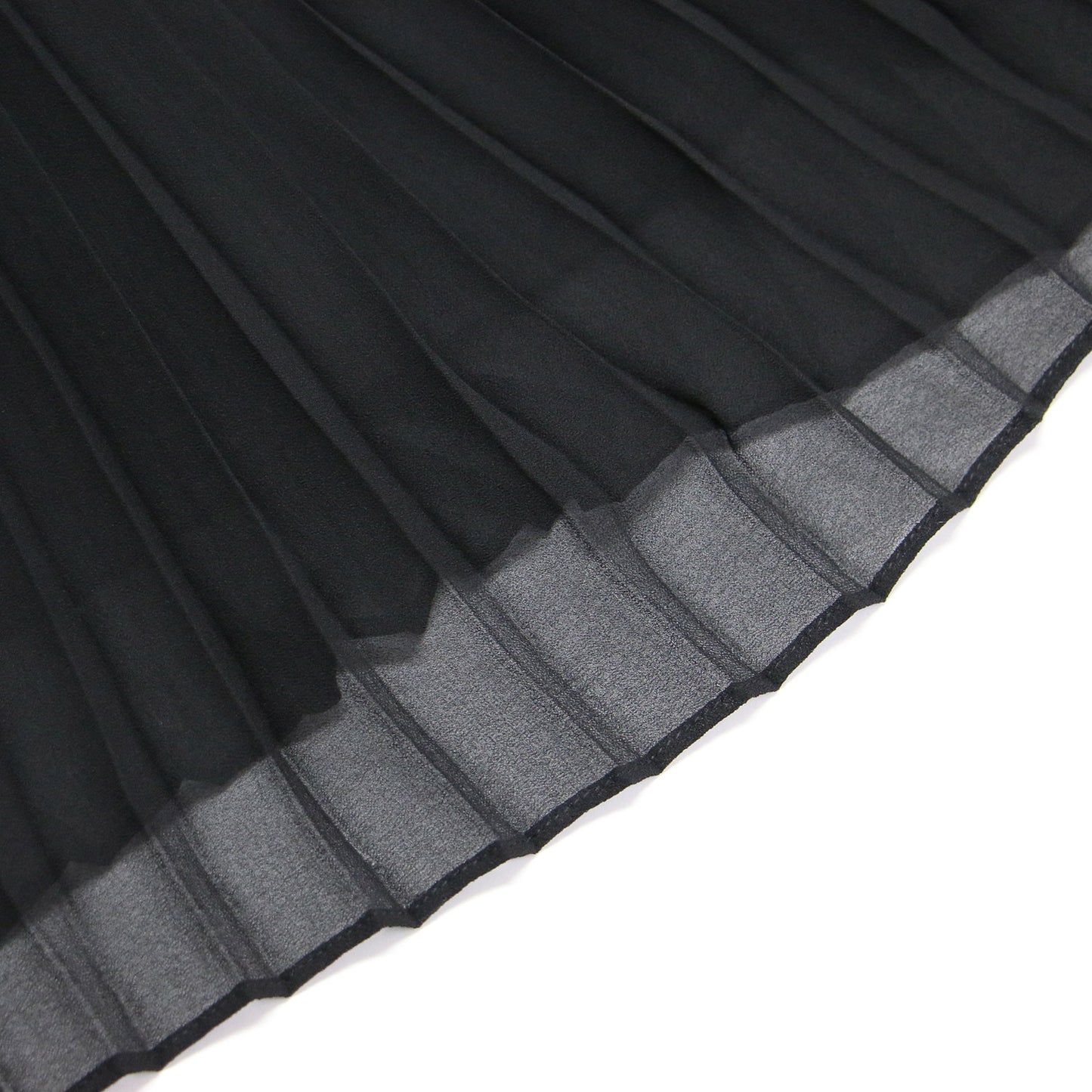 コットン ポリエステル ニット ドレス / ワンピース ミディ丈 ノースリーブ ウエストゴム ドッキング