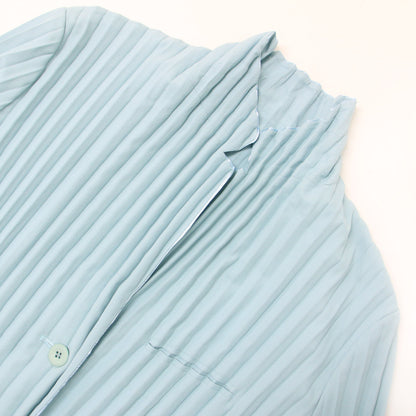 プリーツ ロングスリーブ ジャケット IM04FD920 / サテン パイピング