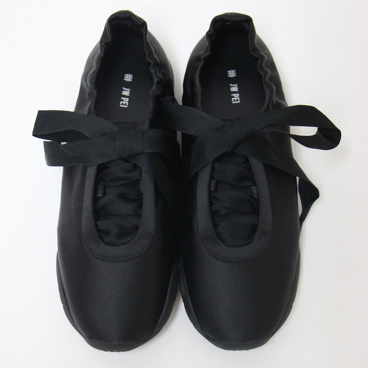 24秋冬 バレリーナ スニーカー / FLAVIA BALLERINA SNEAKERS レースアップ サテン リボン