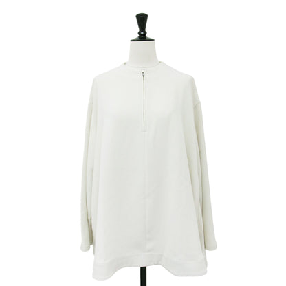 ハーフジップ フレア トップス / HALF ZIP FLARE TOPS ブラウス 長袖 ベルスリーブ