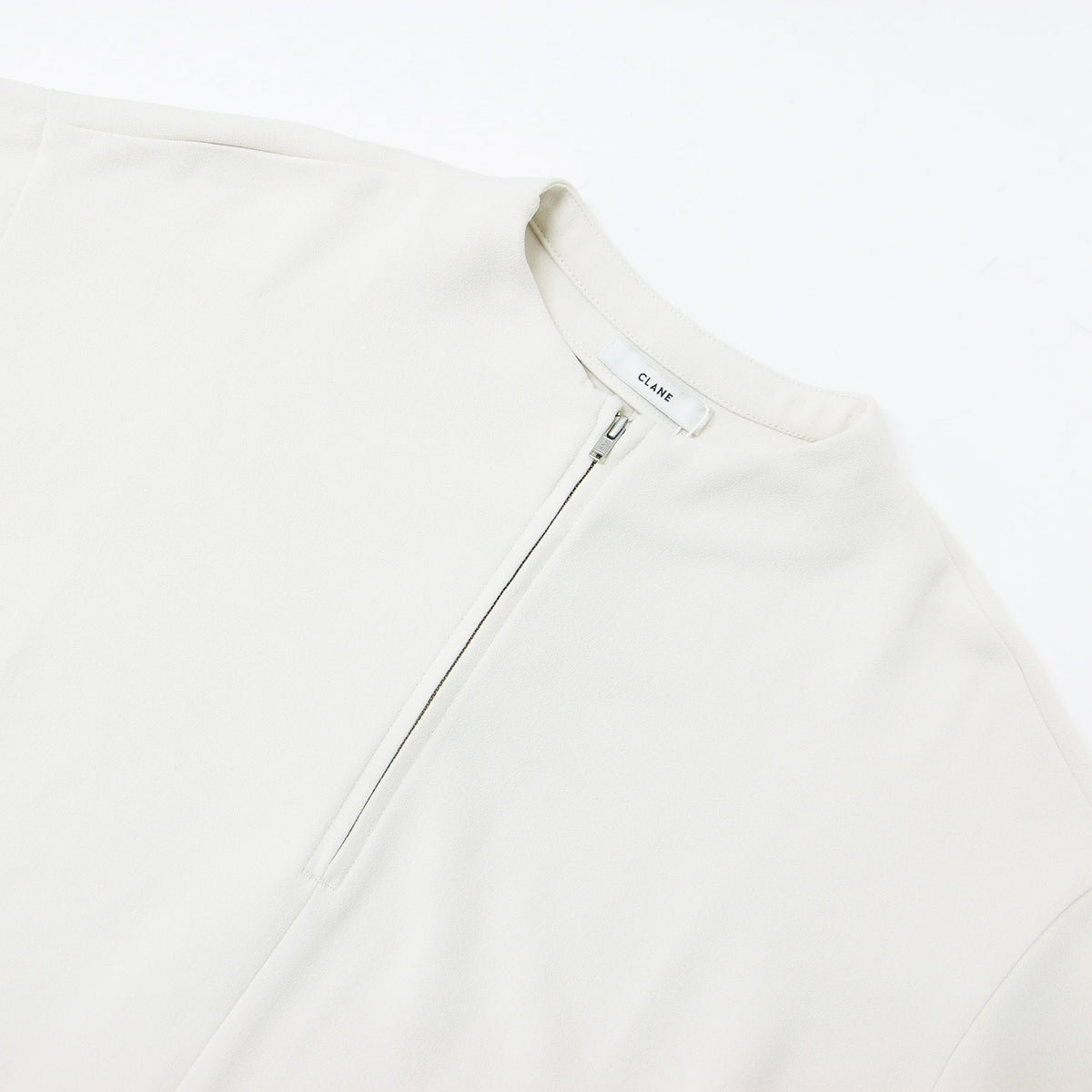 ハーフジップ フレア トップス / HALF ZIP FLARE TOPS ブラウス 長袖 ベルスリーブ