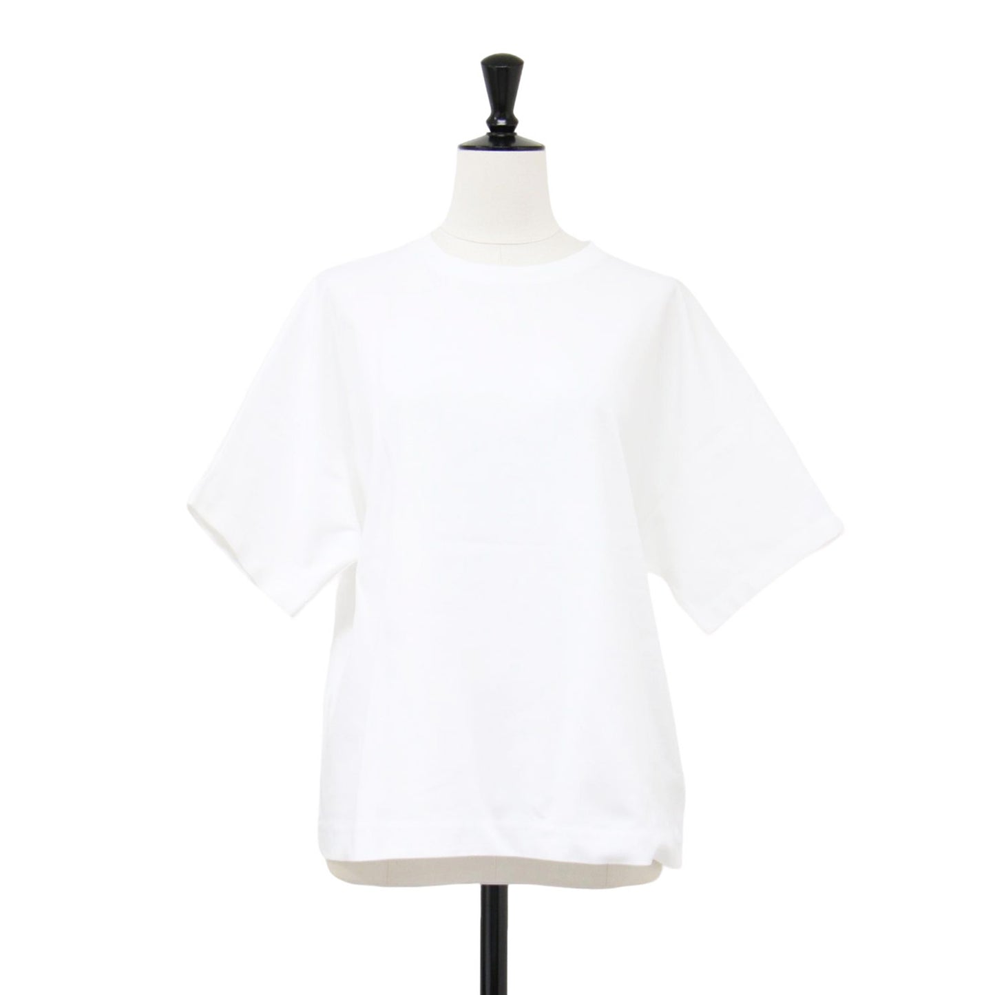 コットン クルーネック Tシャツ / 半袖 ドルマンスリーブ カットソー